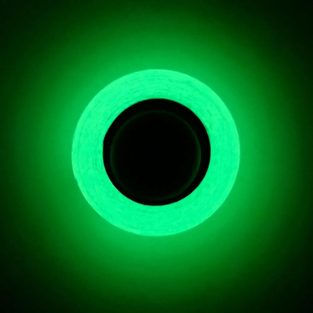 Glow in The Dark Tape Safety Tape Removable Neon Tape Waterproof High Visibility Security Decor for Theatres Staged & Dark Areas