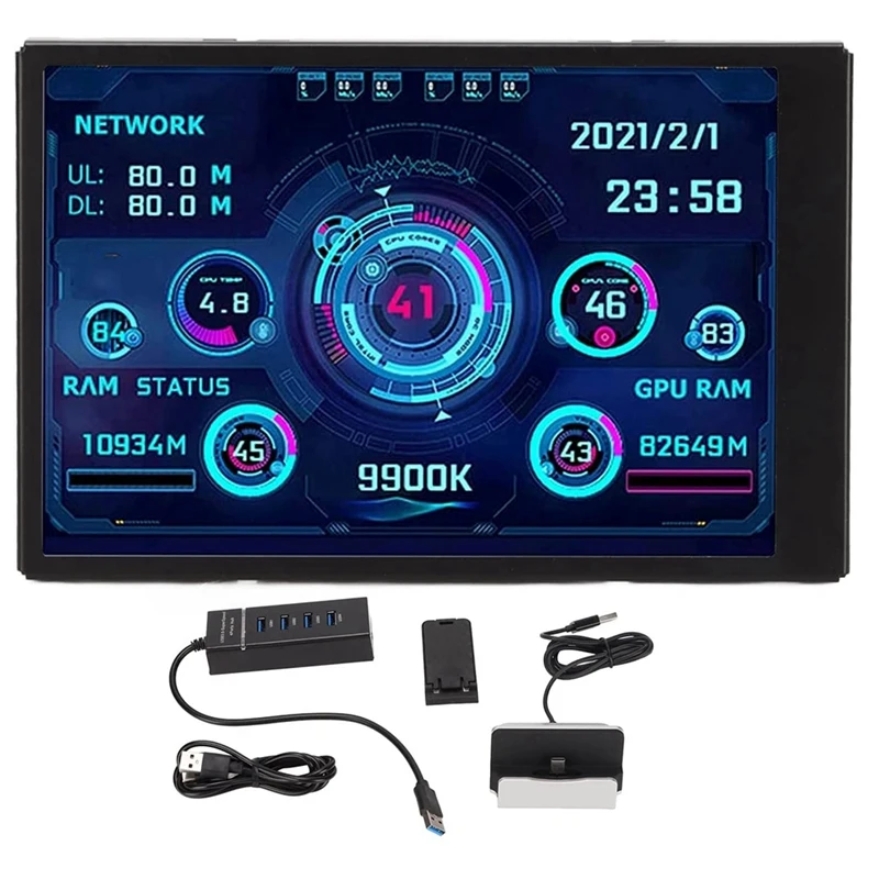PC , 3.5 ġ IPS USB ̴ ũ, CPU Ram HDD  µ ÷, ǻ ̽ 360  c ȭ