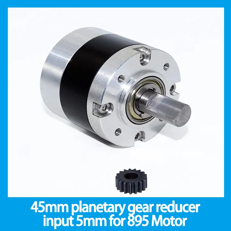 Planetary Reducer 45mm Planetary Gear Reducer Input 5mm for 895 Motor