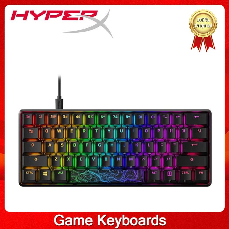 HyperX Alloy Origins Red Linear Switches Wired Mechanical Gaming Keyboard