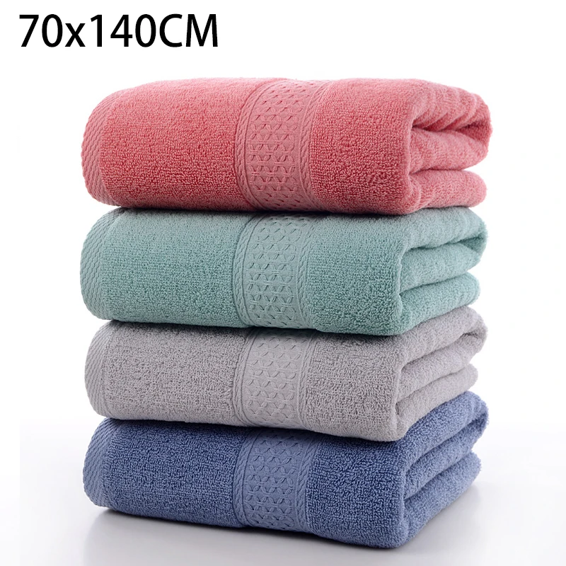 Thicken100cottonfaceTowelAdultBathTowelswateruptakeSolid