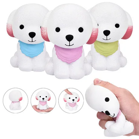 

squishy puppy Anime Fidget Toys Puzzle Creative Simulation Decompression Toy Kawaii Dog Stress Reliever Toys Party Holiday Gifts
