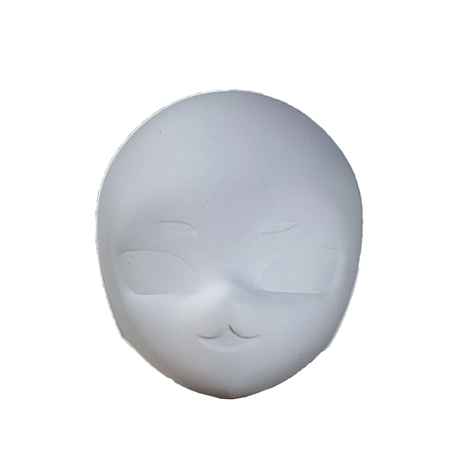 DIY White Full Face Masks for Creative Art and Cosplay