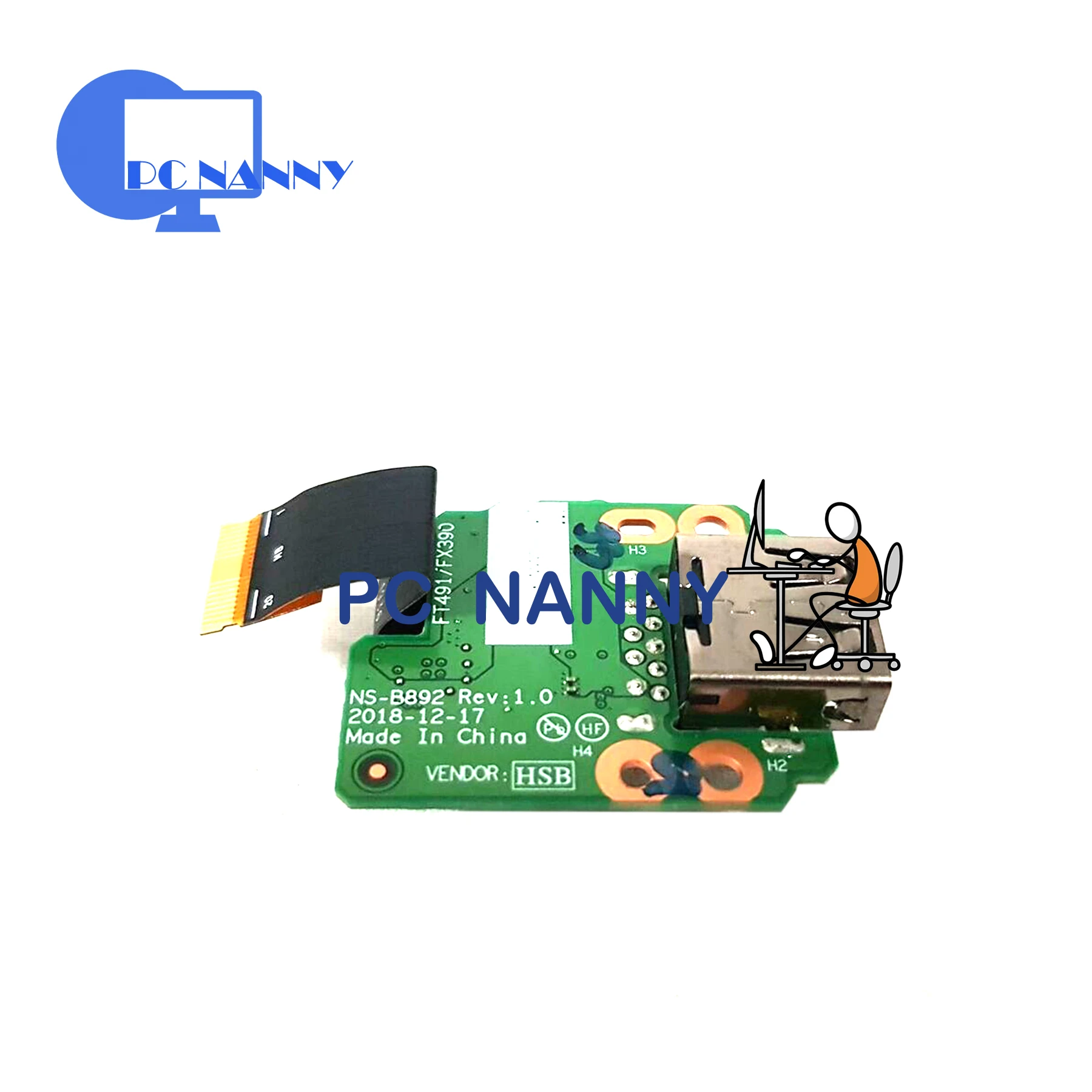 

PCNANNY FOR Lenovo ThinkPad T490S X390 USB Board with Cable NS-B892 01YN265
