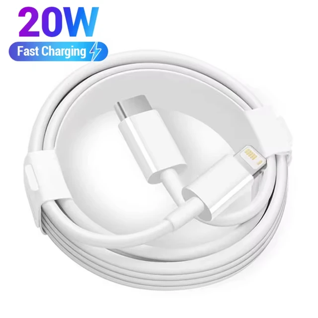 20W PD USB to Lighting USB C to Lighting Fast Charger Cable For Apple iPhone 14 13 12 11 Pro Max X XR Plus iPad Data Sync Line 1