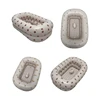 J15U Quick Inflate Baby Bath Tub For 1 to 3 Year Olds Space Saving Foldable Design PVC Adorable Pattern Bath Essential