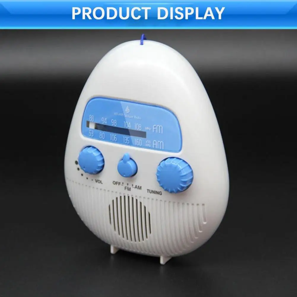 

Radio Solid Battery Powered Power Saving Water Resistant Mini AM/FM Radio for Home
