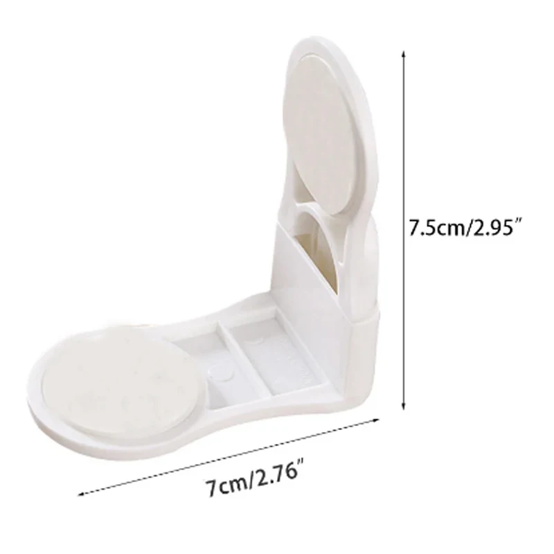 Baby Safety Drawer Lock Anti-Pinching Hand Cabinet Drawer Locks Plastic White Safety Buckle for Children Kids Protection