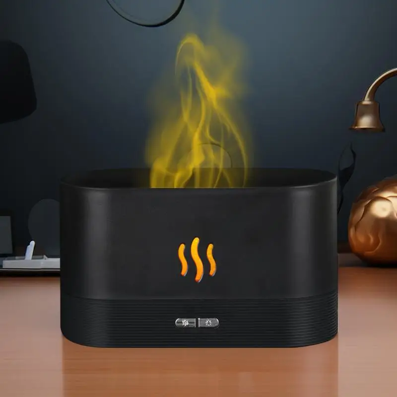 

USB-диффузор, 1 шт. портативный Настольный увлажнитель с 7 изменяющимися цветами, ночник, диффузор для эфирного масла с атмосферной