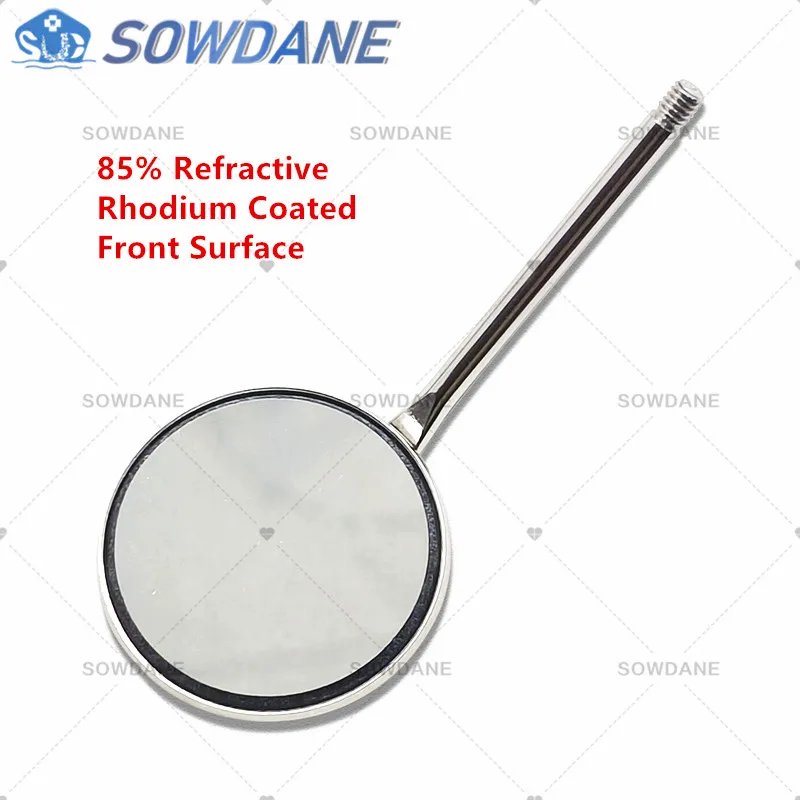 Dental Front Surface Mouth Mirror Reflector 85% or 99.2% Ultra Definition with Rohdium or Special Material Coated Autoclavable 5