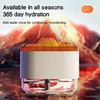 USB Volcano Air Humidifier Aromatherapy Diffuser with Ambient Light 300ML Ultrasonic Mist Maker Quiet Sprayer for Bedroom Office 4