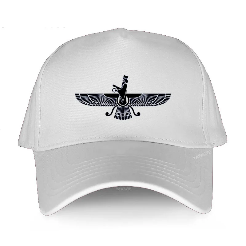 Cotton unisex Adjustable Baseball Cap Farvahar Iran Persia Symbol Men Hats Iranian Persian Zoroastrian summer hat