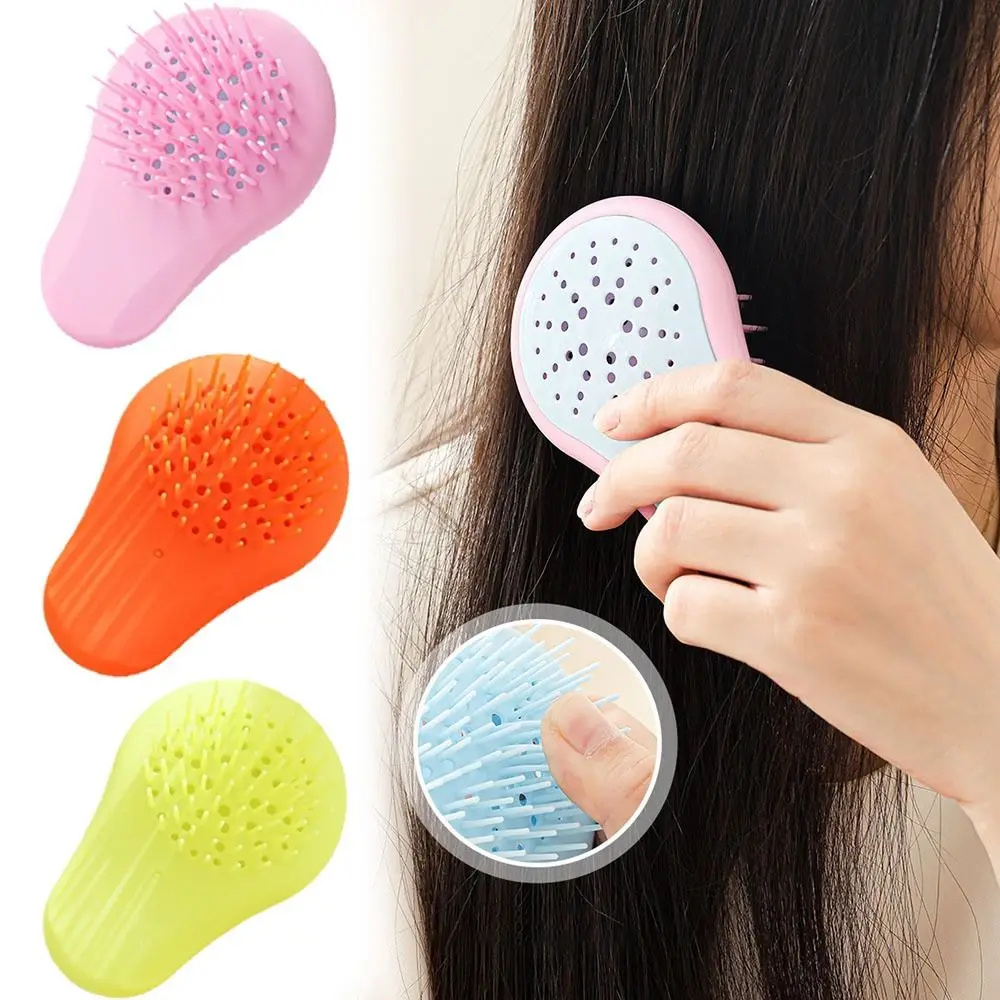 New Mini Massage Comb With Ventilation Holes Dry and Wet Use Head Scalp Massage Combs Massage Brush Hair Styling Tool