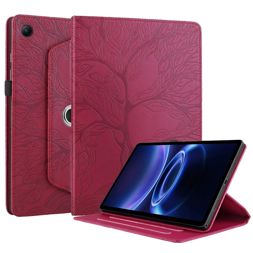 Tree Embossed 360° Rotating Stand Tablet Case - 9.7