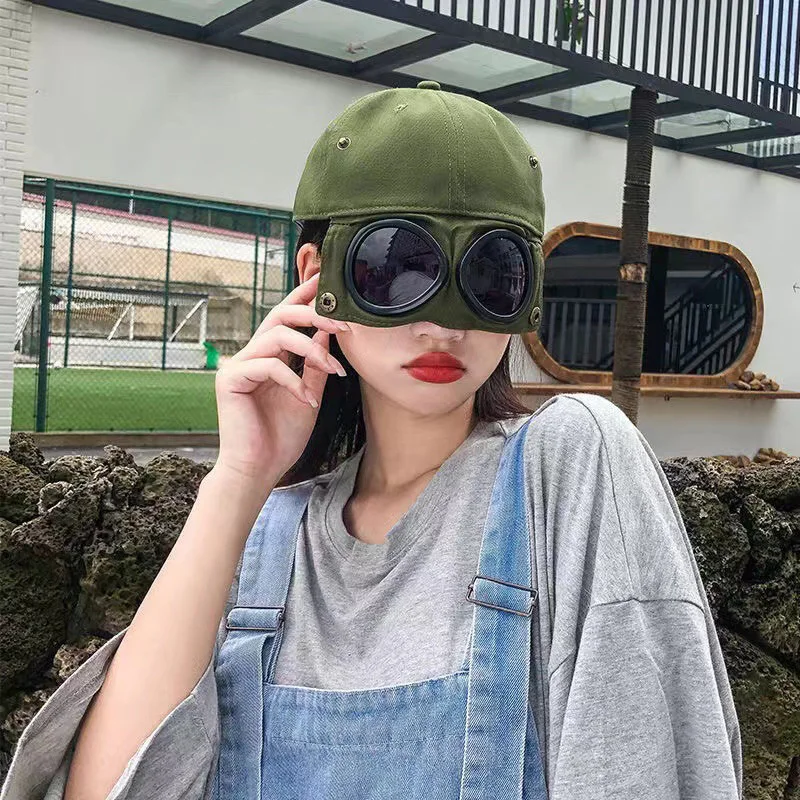 Creative Summer Visor Sunglasses Hat Outdoor Fun Festival Party Children Adults Sunglasses Toy Hats Novelty Gift Beach Cap