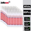 20mm White 80pcs