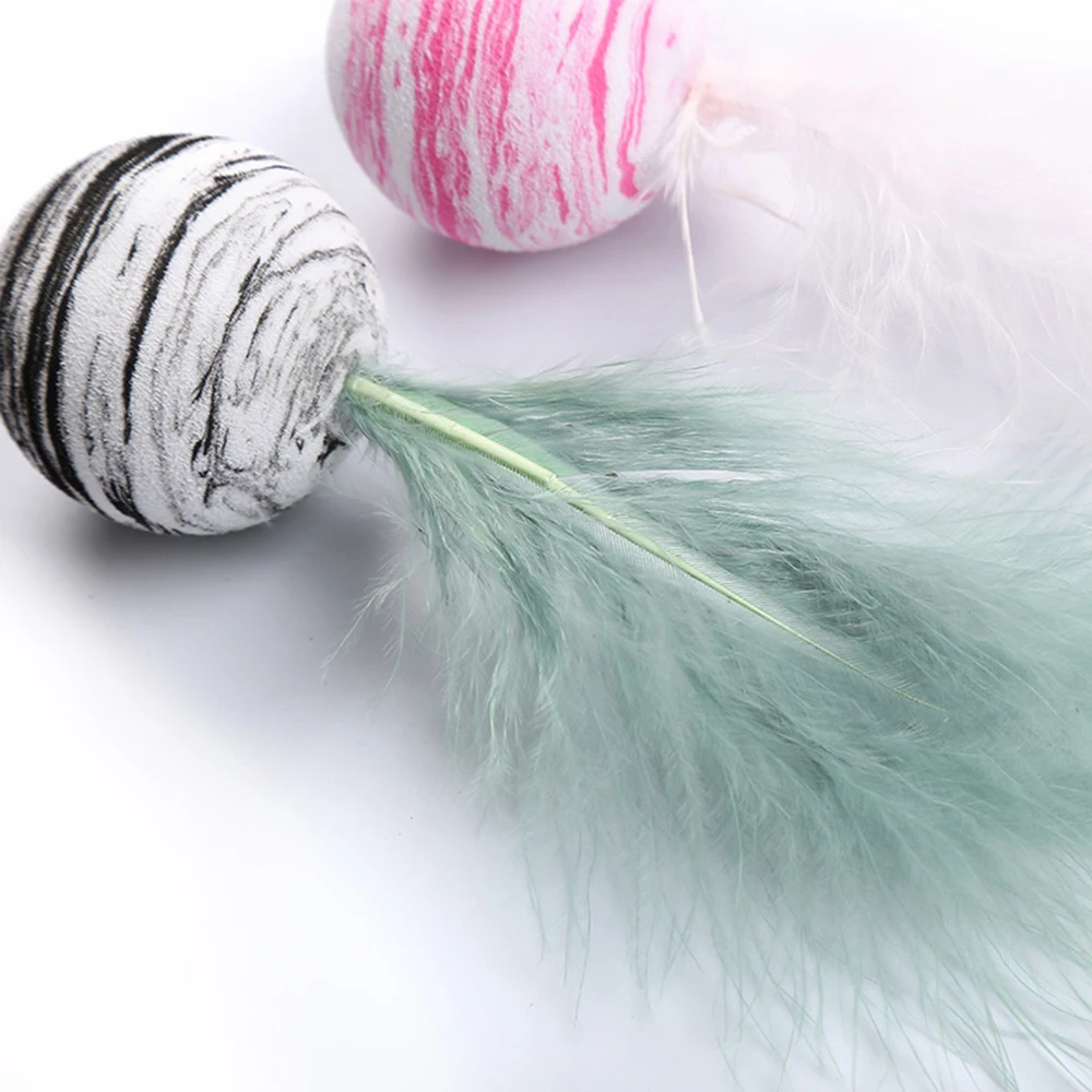 Title 3, Cat Toy Star Ball Plus Feather EVA Material Lig...