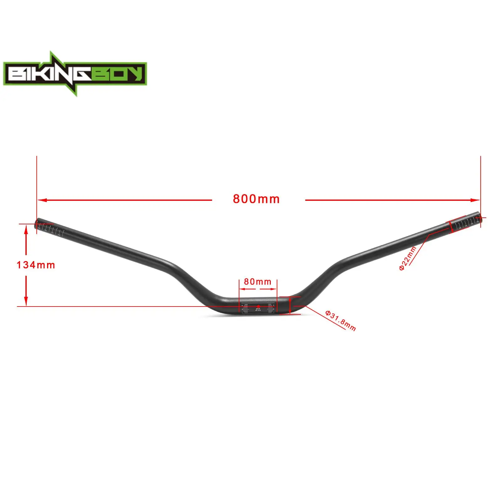 Manubrio Per Moto Da Cross Ed Ebike Sur Ron/Talaria - 31.8 Mm O 22 Mm, In Alluminio 6061, Nero