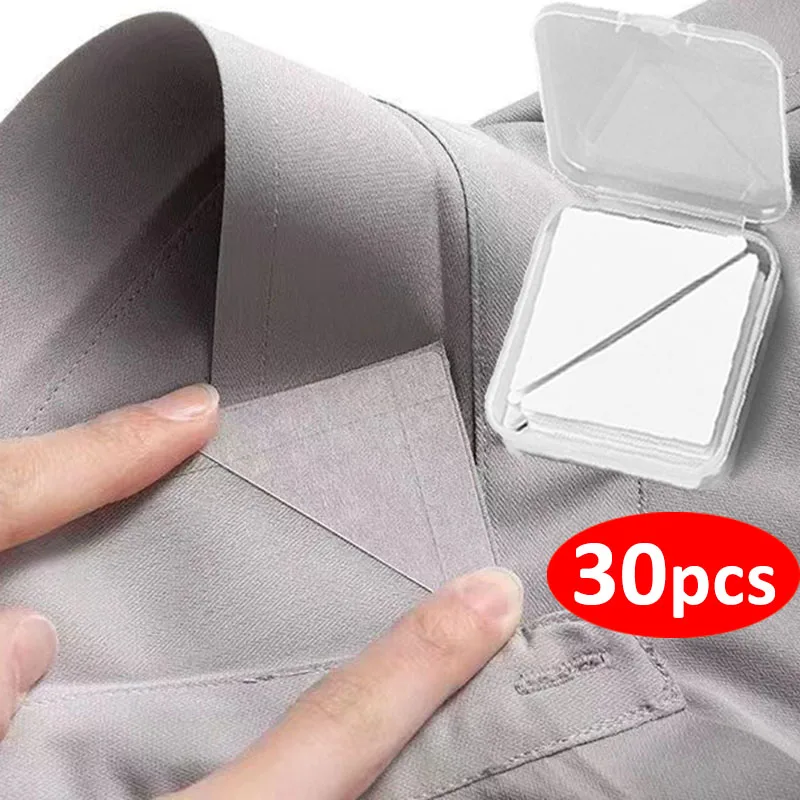 60Pcs under shirts for men dress collar stays collar extenders