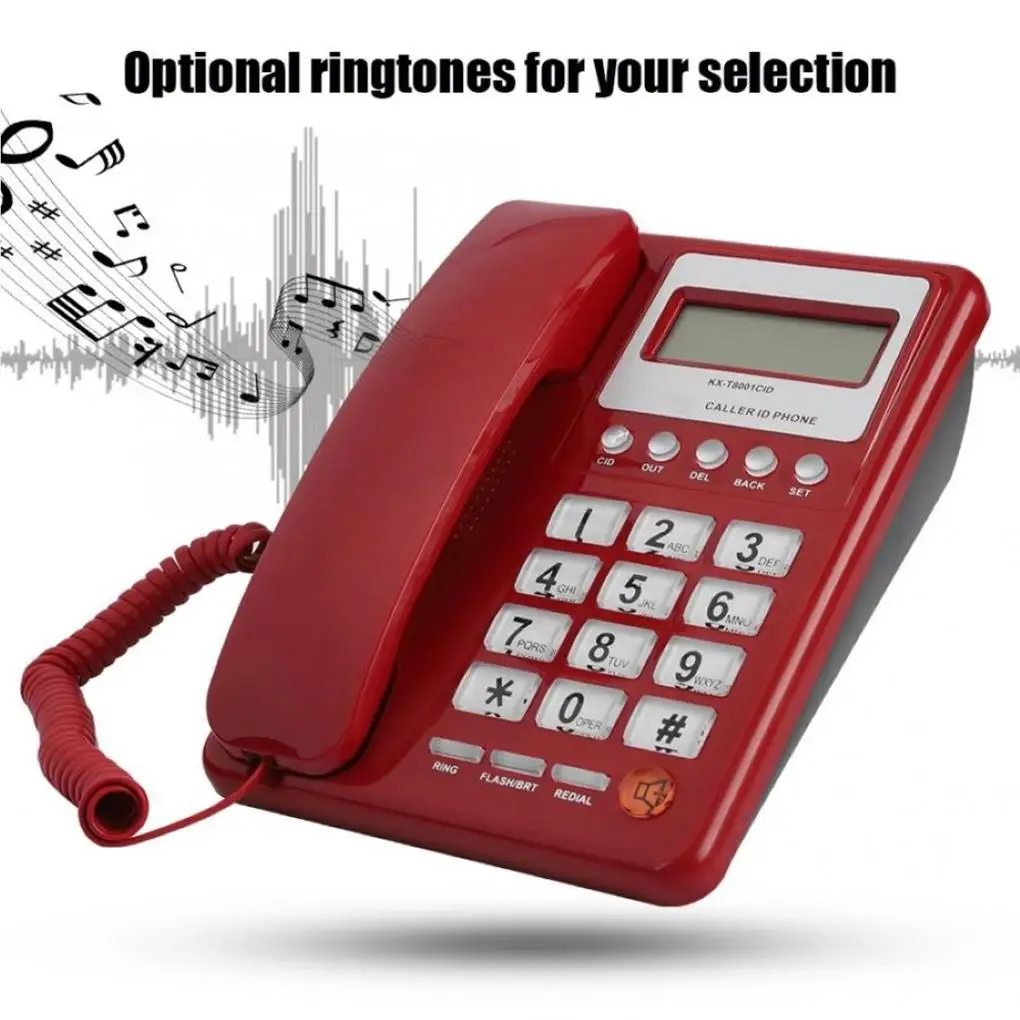 

Landline Phone Corded Telephone Fine Workmanship Household Accessories Convenience Vintage Calling Device Home Supplies