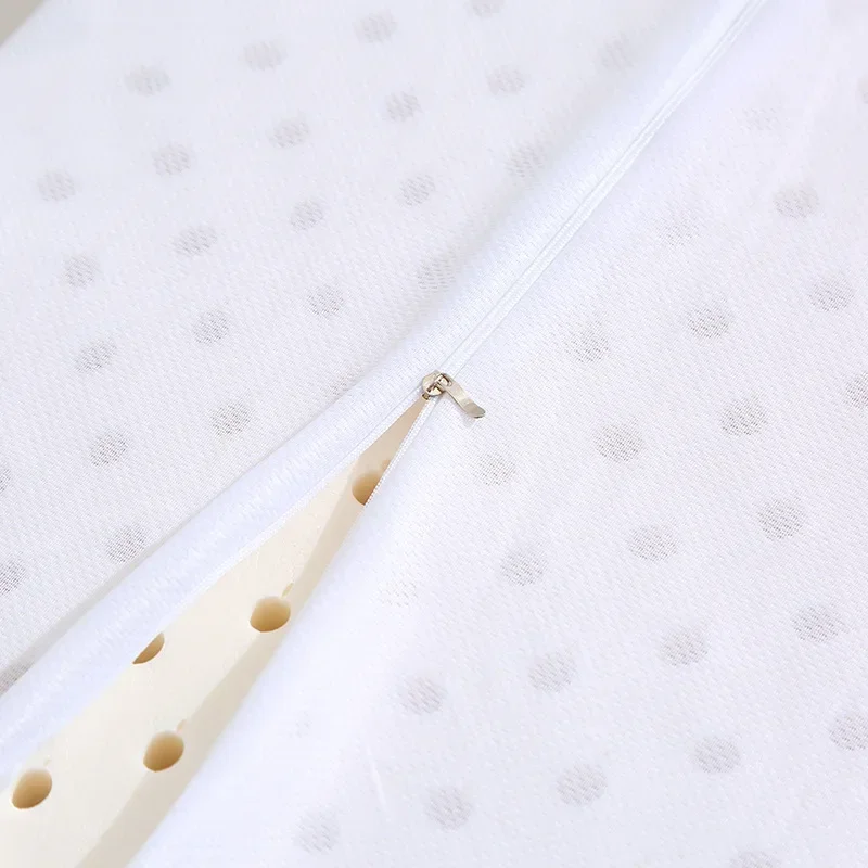 Thailand Pure Natural Latex Pillow Neck Cervical Protective Spine Massage Remedial Body Pillows Sleeping Orthopedic Bed Pillows 4