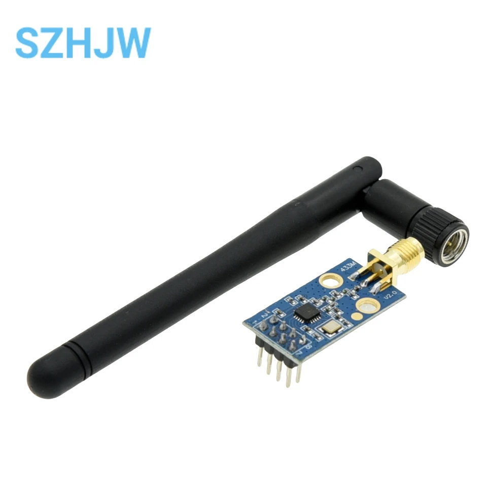 Enhanced Wireless Transceiver Module with SMA Antenna - 433MHz