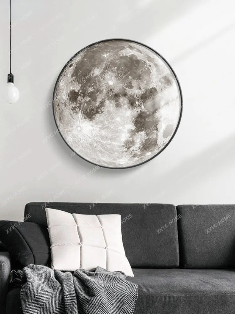 Dimming Earth Moon Mercury Style New Modern LED Wall Lamps Living Dining Room Bedroom Bedside Aisle Hall Lights Indoor Lighting images - 6