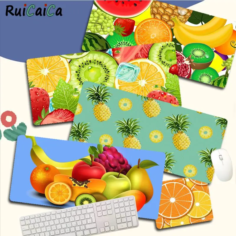 

Cartoon Fruit Mousepad Funny Beautiful Anime Mouse Pad Mat Size For Kawaii Desk Teen Girls For Bedroom