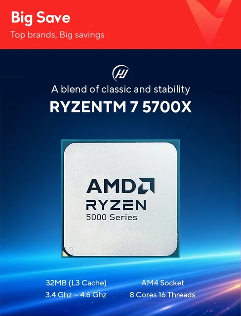 新品未開封☆AMD Ryzen 7 5700X Socket AM4 8コア