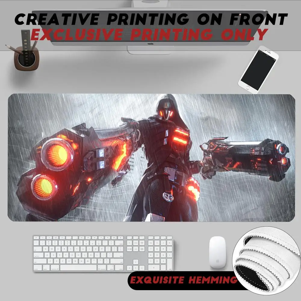 Classic First-Person Shooter O-Overwatch Mouse Pad Non-Slip Rubber Edge Locking Mousepads Game Play Mats For Notebook Pc Computer