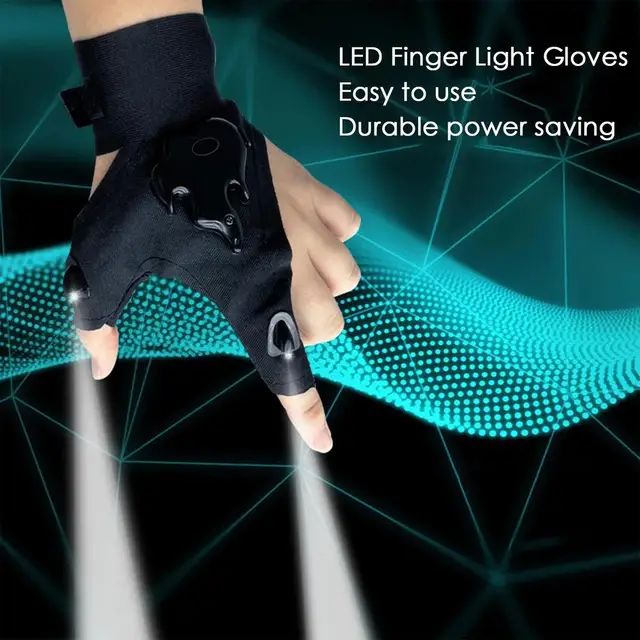 Gants LED Cadeau Original Homme Gants LED avec Lumières étanches, Idée  Cadeau Lampe Gants Rechargeable Gadgets, Cadeau Papa Homme Beau Idee Cadeau  Pere Fete des Peres Original YH 