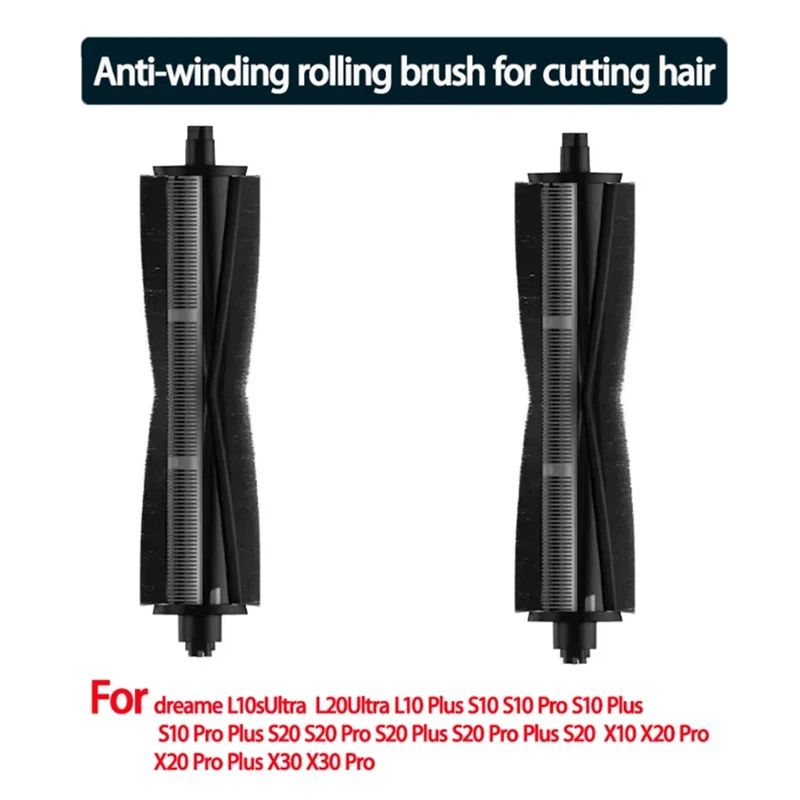 

Cut Hair Anti-Tangle Roller Brush For Dreame L10S Ultra L20 Ultra LX10 X20 Pro X30 X30 Pro L30 Ultra Vacuum Replacement Parts