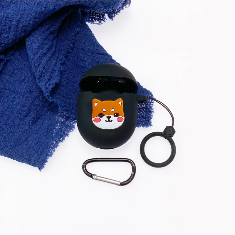 Cartoon Case For Xiaomi Redmi buds 3 PRO 4 5 / AirDots 3 PRO Case Silicone Ring Anti-drop Protect Bluetooth Earphone Cover funda