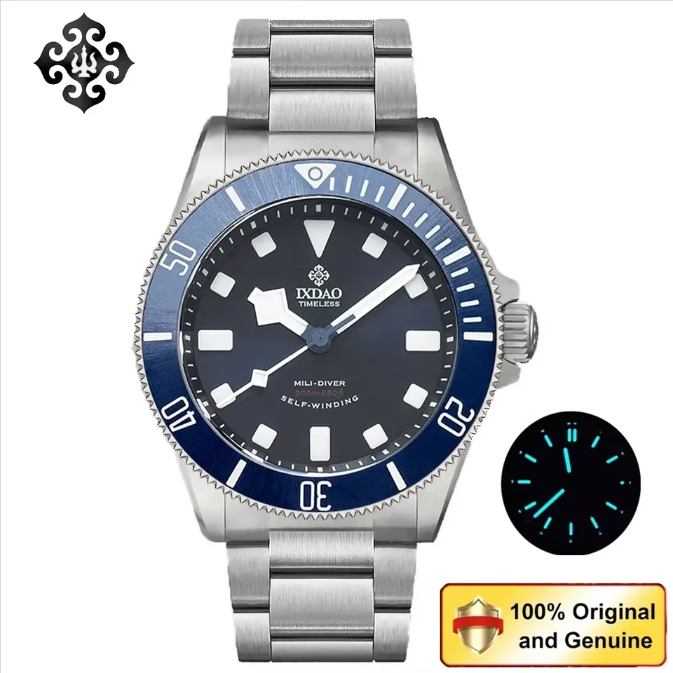 IXDAO Automatic Mechanical Wristwatch luxury SW200 PT5000 Sapphire