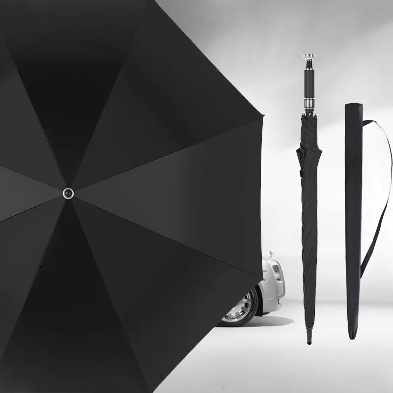 Fully Automatic Rain Or Shine Extra Long Handle Umbrella For Audi LincoIn Maserati Volvo Luxury Cars Golf Umbrella