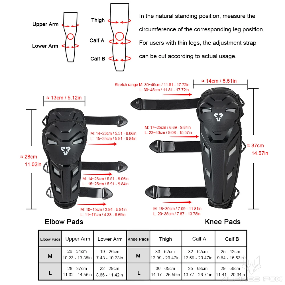 남녀공용 오토바이 무릎 보호대 팔꿈치 보호대 세트 오토바이 오프로드 레이싱 MTB 무릎 팔꿈치 보호대 사계절용
