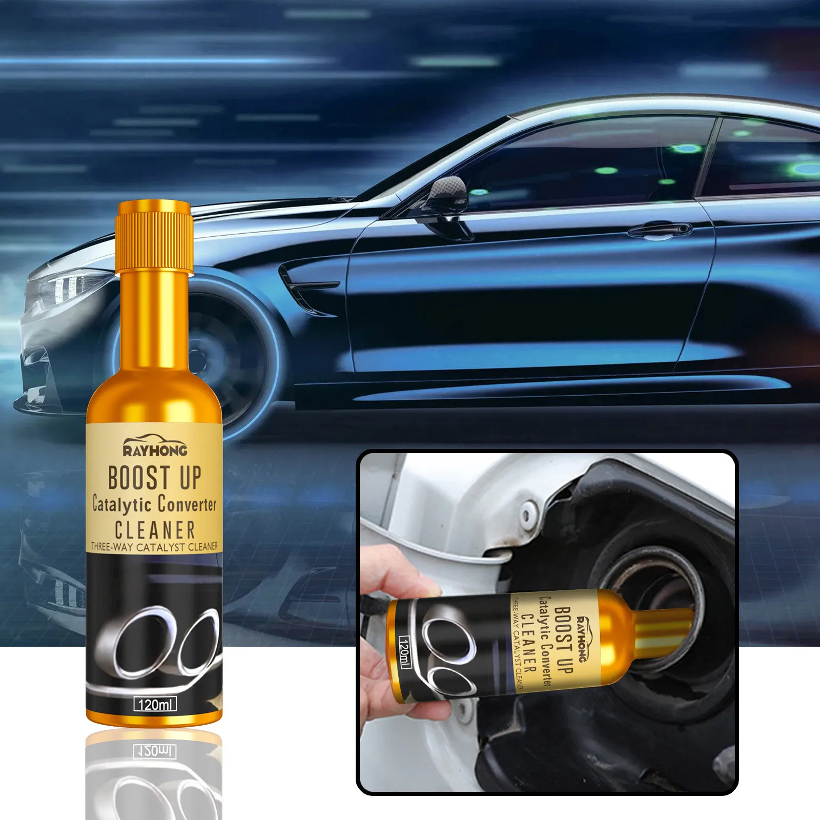Car Windshield Cleaner Car Cleaner Wipes Exterior Car Cleaner Fuel System Engine Catalytic Converter Gasoline Diesel And Flex
