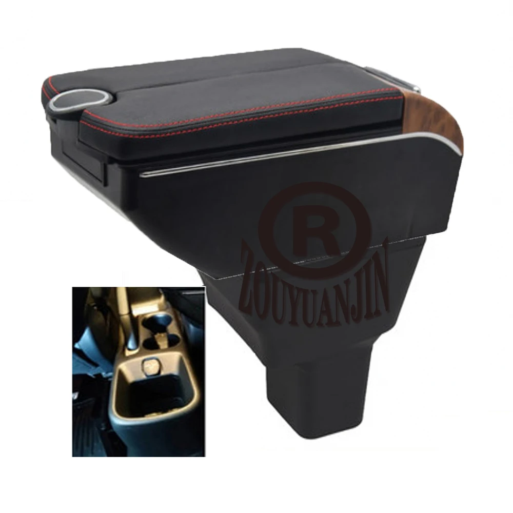 

For Nissan Kicks Armrest Box Storage Central Container Store Content Interior Accessories Elbow Rest with USB Cup Holder