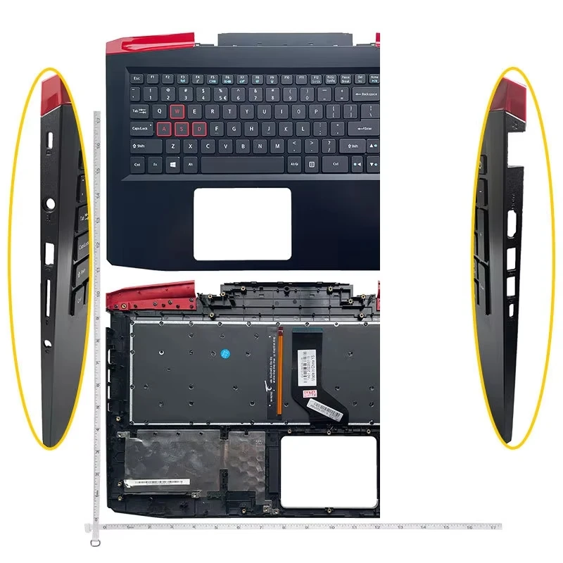Enhanced Laptop Protective Shell - LCD Top Case, Bezel Cover, Palmrest, and Bottom Base Cover