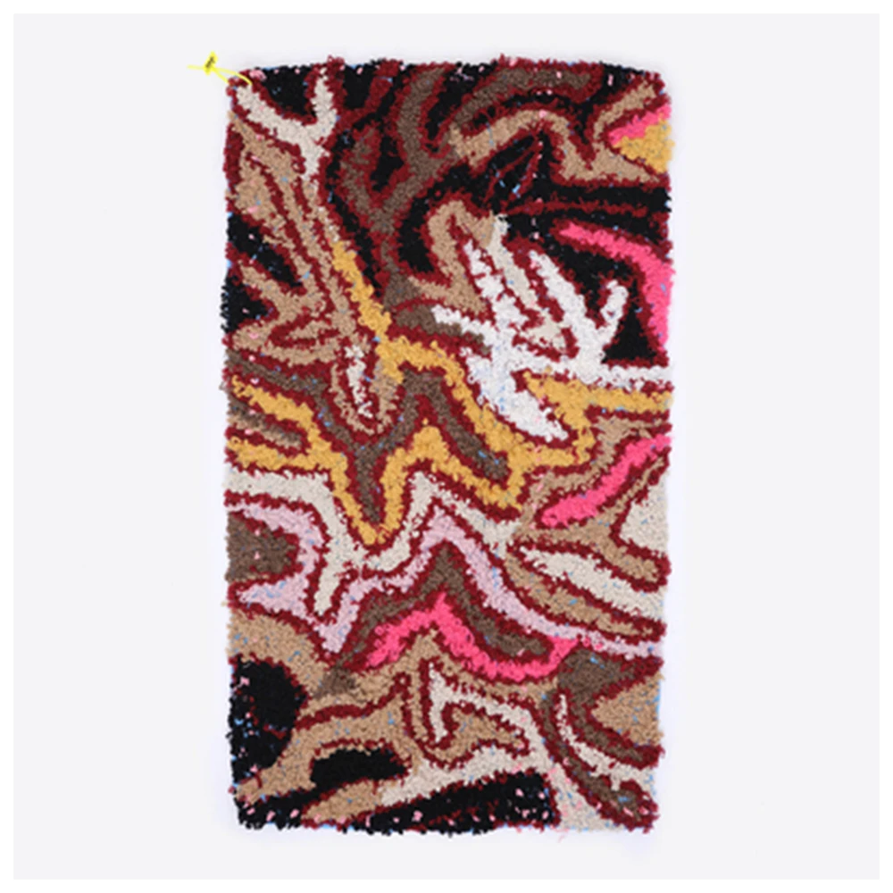 

Набор крючков с защелкой smyрнк для взрослых, ремесла для вышивки ковров с напечатанным рисунком, для хобби