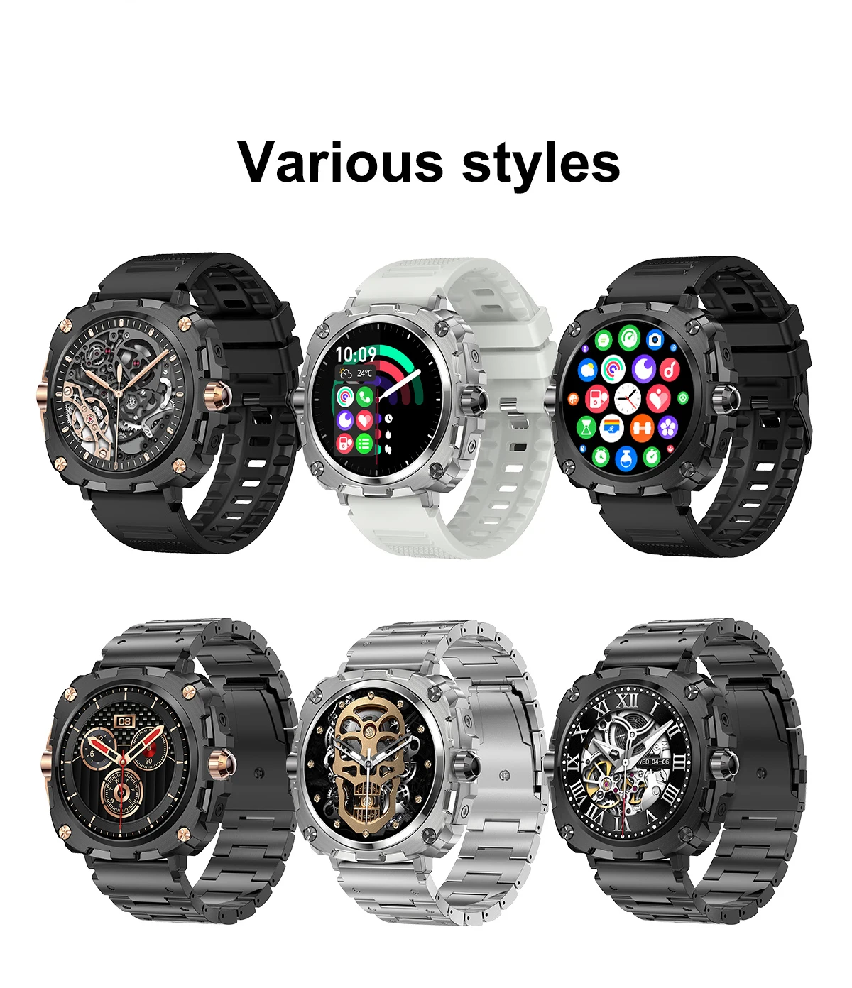 AK71 Outdoors Smart Watch 1.43