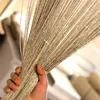1x2m Glitter String Cheap Door Curtain Beads Room Dividers Beaded Fringe polyester fabric Window Panel 1 piece 100x200cm 3