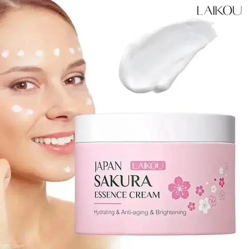 Japan Sakura Face Cream Smoothing Moisturizer Whitening Nourishing Oil Control Skin Care 25g