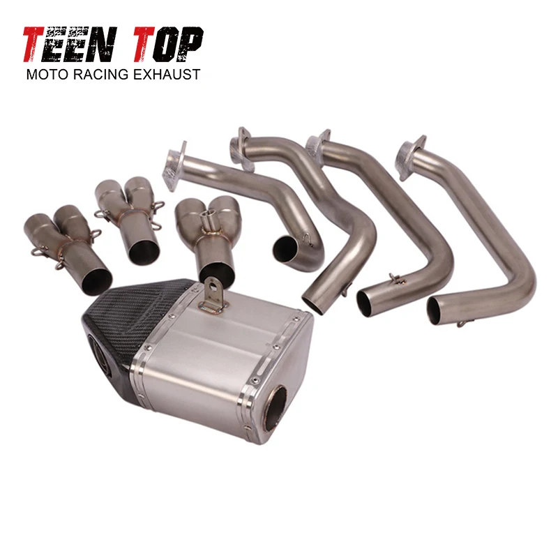 For Kawasaki Z1000 Z1000SX Exhaust Full System 2010-2021 51mm Modified Steel Motorcycle Exhaust Pipe Z 1000 Motobike Muffler - Image 6
