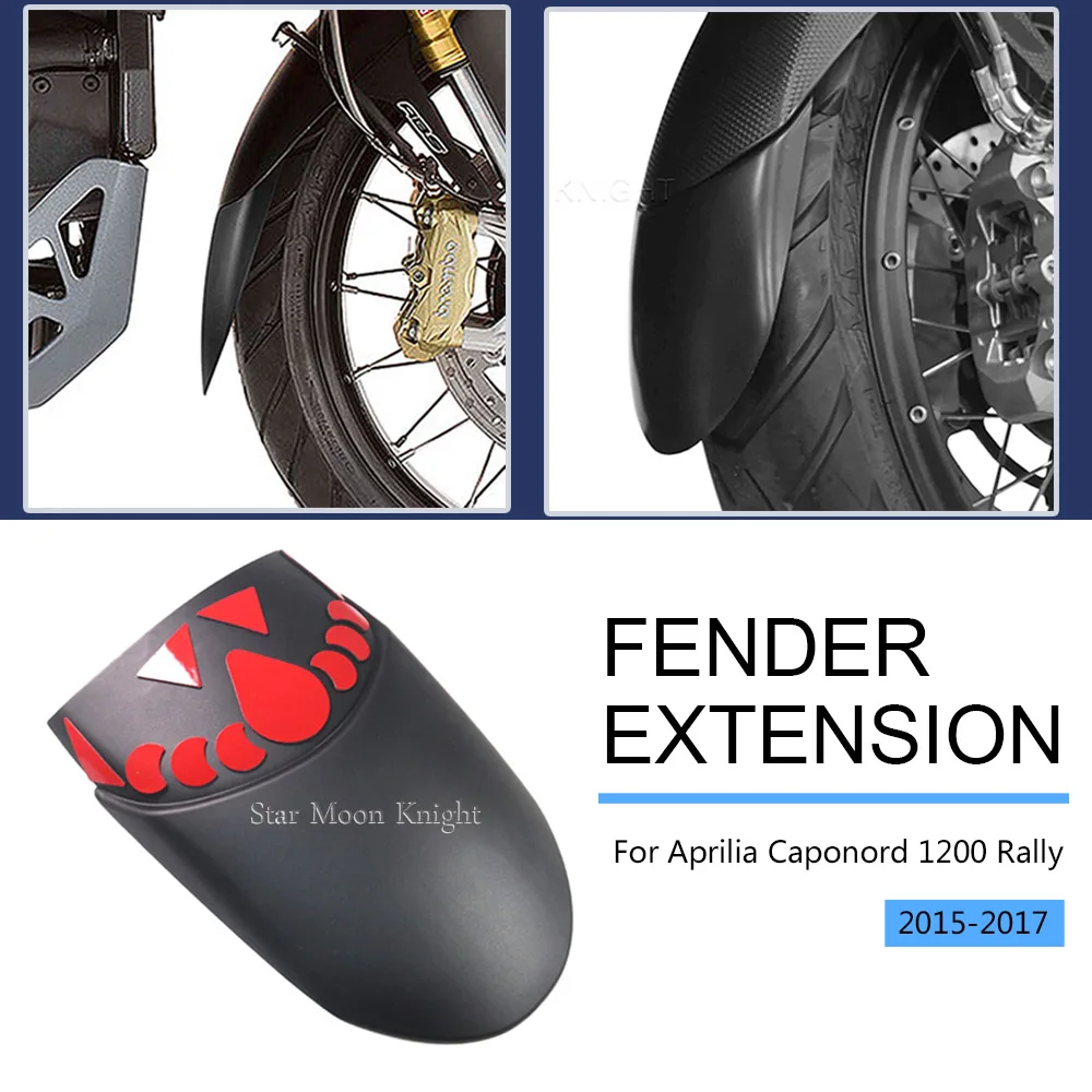

Caponord1200 Rally Motorcycle Accessories Front Fender Mudguard Extender Extension For Aprilia Caponord 1200 Rally 2015 - 2017