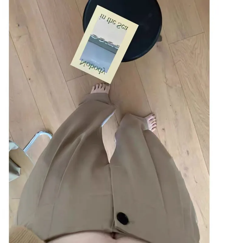 

Loose Relaxed Floor Sweeping Pants for Women, 3 Colors, Dropping Feel, 0921