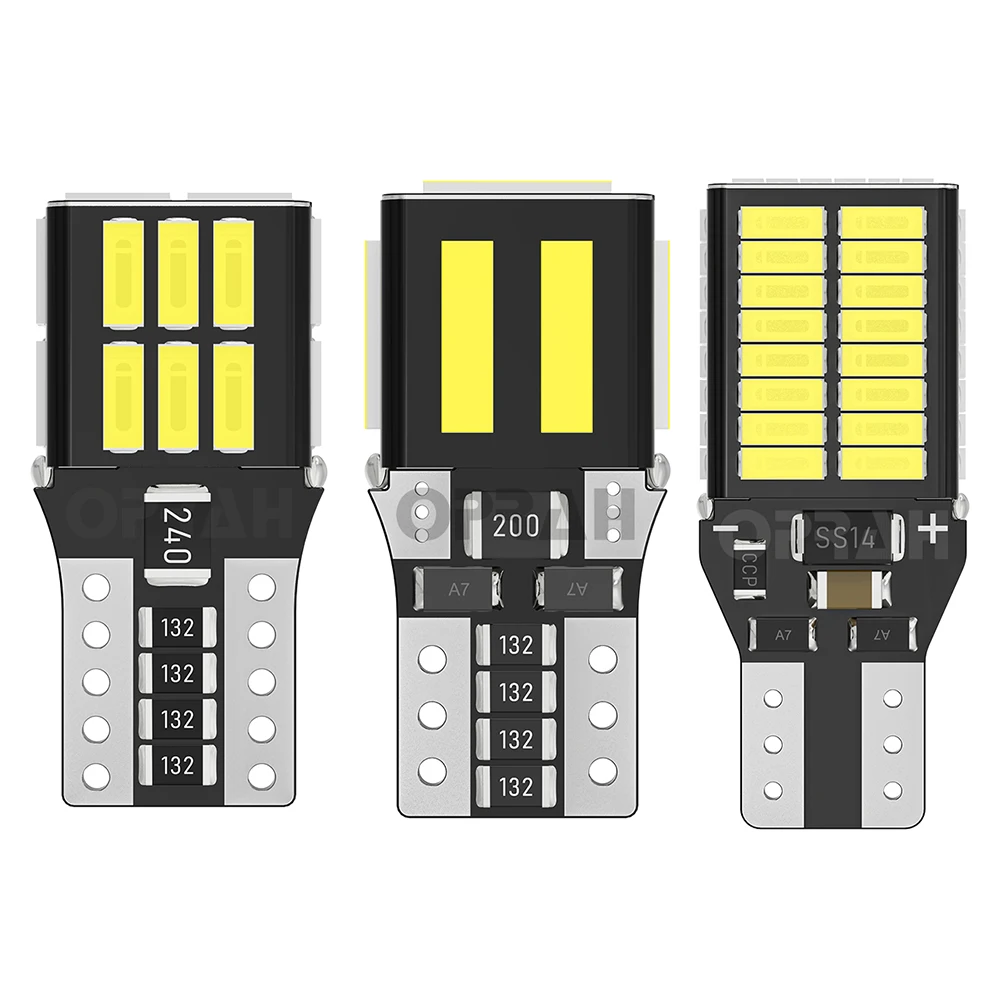 

1×t10 t15 w5w w10w w16w led bulb signal lamp canbus Side marker lamp Taillight stoplight Reversing lamp Stop lamp 6000k 12v 24v