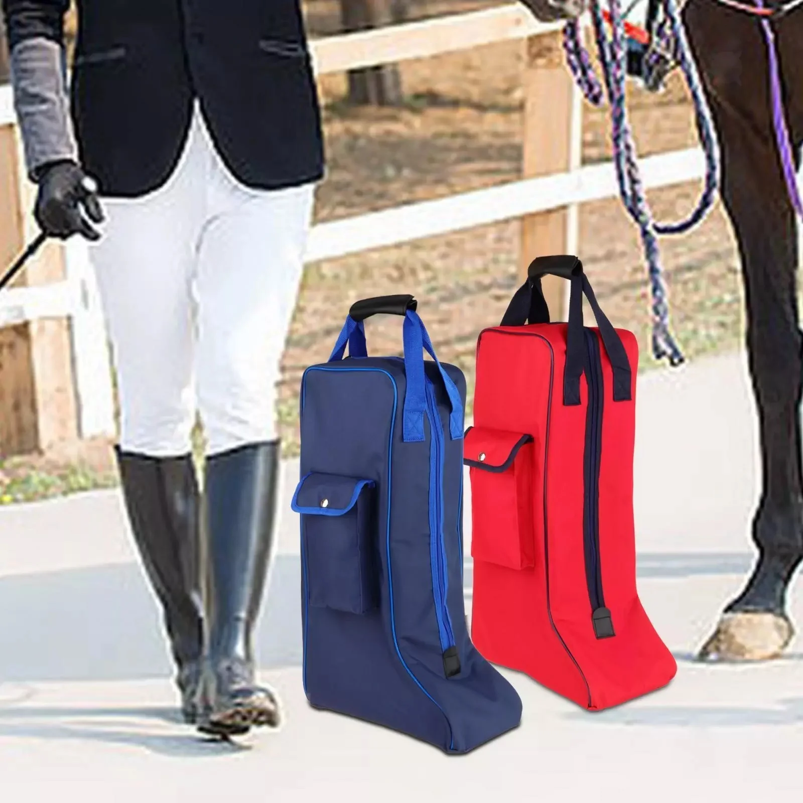 Portable Knight Boot Bag Multifunctional Equestrian Equipment Organizer