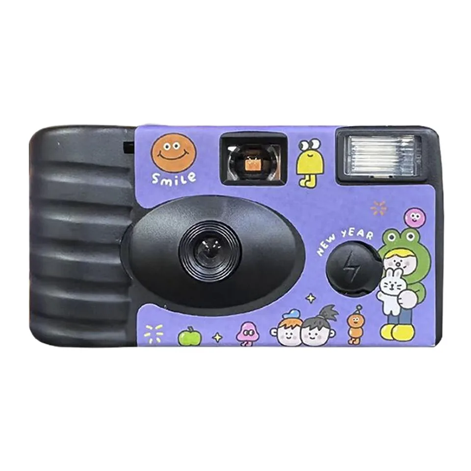 35mm Disposable Film Camera with Built-In Flash