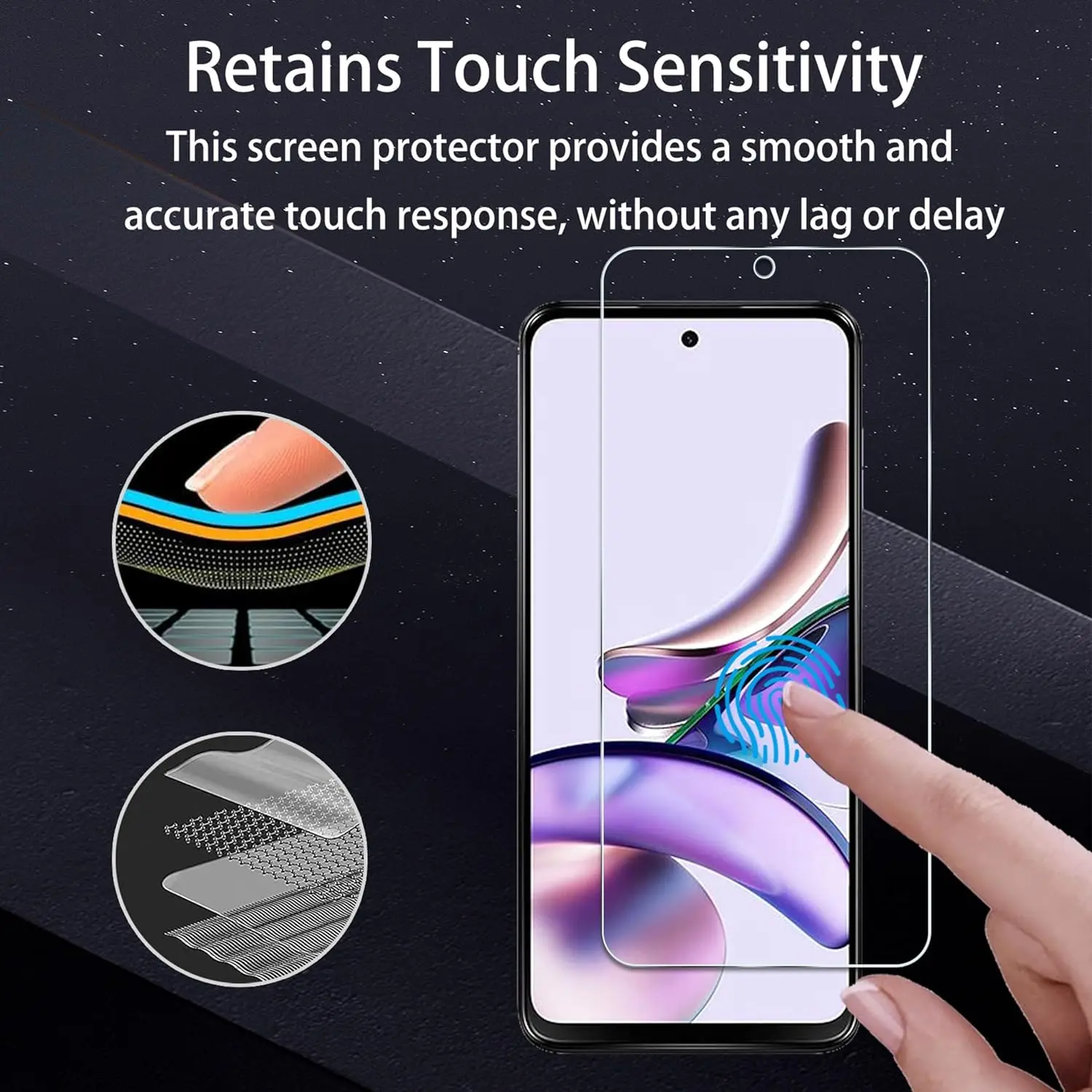 Premium Tempered Glass HD Screen Protector - Pack of 2/4